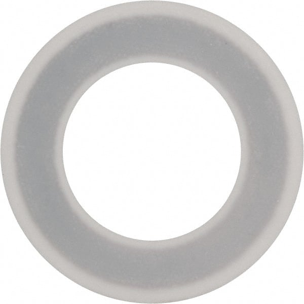 Made in USA - 3" Pipe, 3-1/16" ID x 5-3/8" OD Flange Gasket - PTFE, White, 3/32" Thick - Exact Tooling