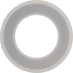 Made in USA - 3" Pipe, 3-1/16" ID x 5-3/8" OD Flange Gasket - PTFE, White, 3/32" Thick - Exact Tooling