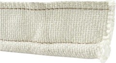 Made in USA - 5/8" Bulb Diam, 2-1/2" Overall Width, Fiberglass Tadpole Gasketing - 25' Long, White - Exact Tooling