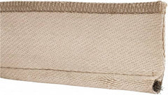 Made in USA - 3/8" Bulb Diam, 2-1/2" Overall Width, Silica Tadpole Gasketing - 25' Long, Tan - Exact Tooling