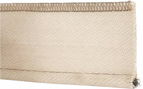 Made in USA - 3/8" Bulb Diam, 3" Overall Width, Silica Tadpole Gasketing - 25' Long, Tan - Exact Tooling