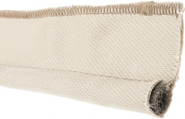 Made in USA - 3/4" Bulb Diam, 3" Overall Width, Silica Tadpole Gasketing - 25' Long, Tan - Exact Tooling