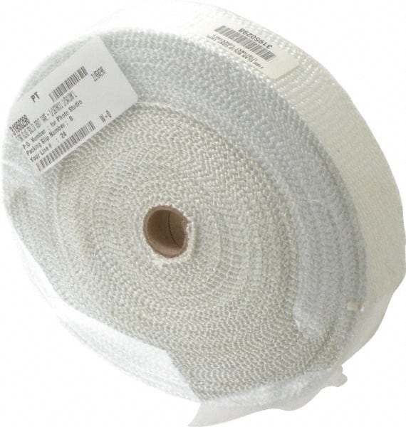 Made in USA - 1/16" Thick x 1-1/2" Wide, Fiberglass Gasket Tape - Exact Tooling