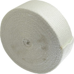 Made in USA - 1/16" Thick x 3" Wide, Fiberglass Gasket Tape - 100' Long, Tan - Exact Tooling