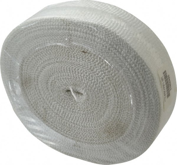 Made in USA - 1/16" Thick x 2" Wide, Fiberglass Gasket Tape - 100' Long, Tan - Exact Tooling