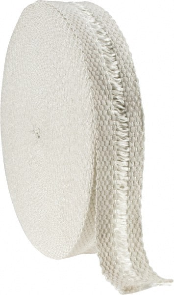 Made in USA - 1/8" Thick x 2" Wide, Fiberglass Gasket Tape - 100' Long, Tan - Exact Tooling