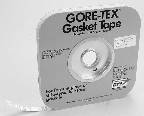 Made in USA - 0.01" Thick x 1" Wide, Gore-Tex Gasket Tape - Exact Tooling