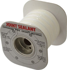 Made in USA - 15' Long x 5/8" Wide Economy PTFE Joint Sealant - Exact Tooling