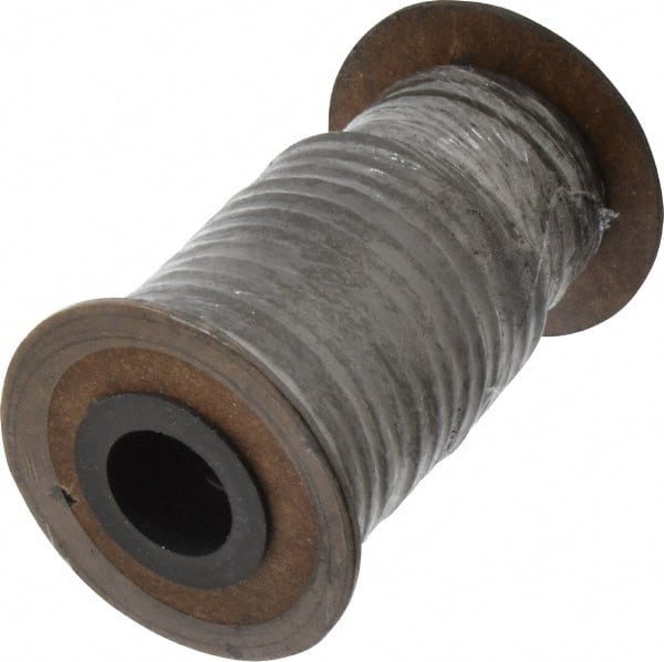 Made in USA - 3/16" x 22' Spool Length, Acrylic Fiber Graphite Yarn Compression Packing - Exact Tooling