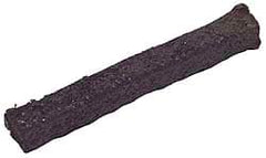 Made in USA - 5/16" x 25' Spool Length, Graphite Yarn Compression Packing - 3,500 Max psi, -450 to 6000° F, Dark Gray - Exact Tooling