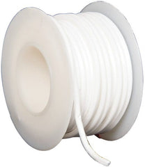Made in USA - 3/32" x 20' Spool Length, PTFE Compression Packing - -450 to 550° F, White - Exact Tooling
