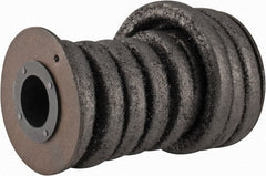 Made in USA - 3/8" x 5-1/2' Spool Length, Graphite Impregnated Aramid Compression Packing - 1,800 Max psi, -50 to 600° F, Gray - Exact Tooling
