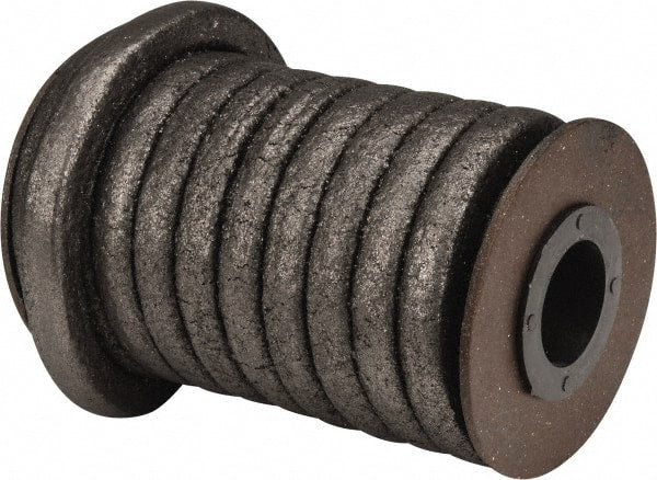 Made in USA - 3/8" x 12.4' Spool Length, Graphite Impregnated Aramid Compression Packing - Exact Tooling