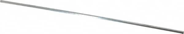Made in USA - 12" Long x 1/8" High x 1/8" Wide, Zinc-Plated Oversized Key Stock - C1018 Steel - Exact Tooling