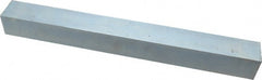 Made in USA - 12" Long x 1-1/4" High x 1-1/4" Wide, Zinc-Plated Oversized Key Stock - C1018 Steel - Exact Tooling