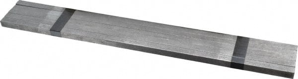 Made in USA - 12" Long x 5/16" High x 5/16" Wide, Over/Undersized Key Stock - 1090/1095 Steel - Exact Tooling