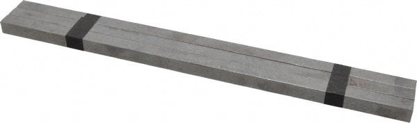 Made in USA - 12" Long x 7/16" High x 7/16" Wide, Over/Undersized Key Stock - 1090/1095 Steel - Exact Tooling