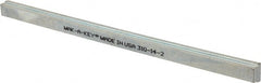 Made in USA - 12" Long, Zinc-Plated Step Key Stock for Gears - C1018 Steel - Exact Tooling