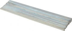 Made in USA - 12" Long, Zinc-Plated Step Key Stock Assortment - C1018 Steel - Exact Tooling