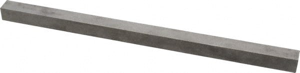 Made in USA - 12" Long x 5/8" High x 5/8" Wide, Undersized Key Stock - 18-8 Stainless Steel - Exact Tooling