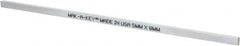 Made in USA - 12" Long, Zinc-Plated Oversized Key Stock - C1045 Steel - Exact Tooling
