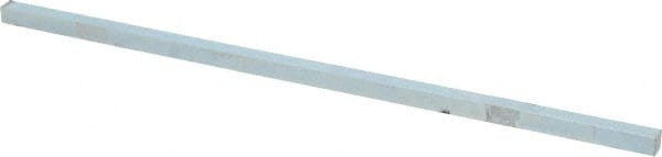 Made in USA - 12" Long, Zinc-Plated Oversized Key Stock - C1045 Steel - Exact Tooling
