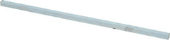 Made in USA - 12" Long, Zinc-Plated Oversized Key Stock - C1045 Steel - Exact Tooling