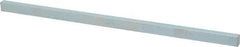 Made in USA - 12" Long, Zinc-Plated Oversized Key Stock - C1045 Steel - Exact Tooling