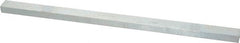Made in USA - 12" Long, Zinc-Plated Oversized Key Stock - C1045 Steel - Exact Tooling