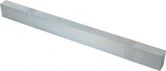 Made in USA - 12" Long, Zinc-Plated Oversized Key Stock - C1045 Steel - Exact Tooling