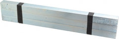 Made in USA - 12" Long, Zinc-Plated Oversized Key Stock - C1045 Steel - Exact Tooling