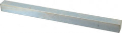 Made in USA - 12" Long, Zinc-Plated Oversized Key Stock - C1045 Steel - Exact Tooling