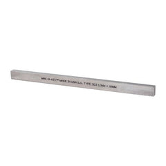 Made in USA - 12" Long, Oversized Key Stock - 18-8 Stainless Steel - Exact Tooling