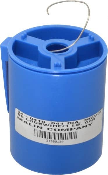 Value Collection - 18 Gage, 0.041 Inch Diameter x 221 Ft. Long, 302/304 Safety Lock Wire - 1 Lb. Shipping Weight - Exact Tooling