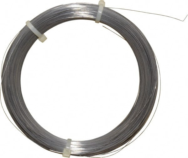 Value Collection - 0 Gage, 0.009 Inch Diameter x 1,157 Ft. Long, High Carbon Steel, Tempered Music Wire Coil - ASTM A228, 1/4 Lb. Shipping Weight - Exact Tooling
