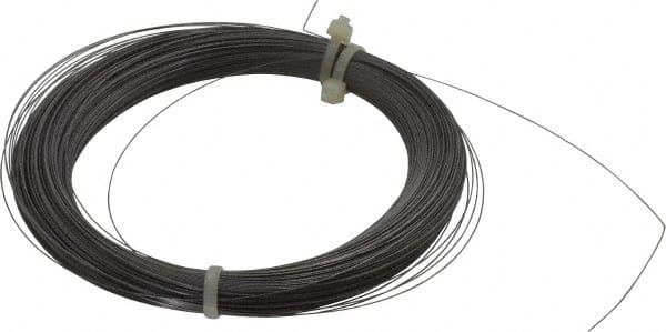 Value Collection - 3 Gage, 0.012 Inch Diameter x 651 Ft. Long, High Carbon Steel, Tempered Music Wire Coil - ASTM A228, 1/4 Lb. Shipping Weight - Exact Tooling
