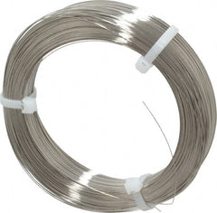 Value Collection - 7 Gage, 0.018 Inch Diameter x 1,157 Ft. Long, 302/304 Music Wire Coil - ASTM A580, 1 Lb. Shipping Weight - Exact Tooling