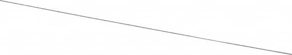 Value Collection - 16 Gage, 0.037 Inch Diameter x 1 Ft. Long, High Carbon Steel, Cut and Straightened Music Wire - ASTM A228 - Exact Tooling