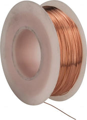Made in USA - 28 Gage, 0.0126" Diameter x 498' Long, Bare, Copper Bus Bar Wire - Pure Copper (ASTM B3) - Exact Tooling