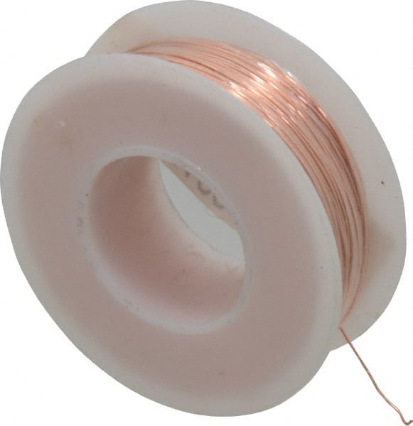 Made in USA - 26 Gage, 0.0159" Diameter x 315' Long, Bare, Copper Bus Bar Wire - Pure Copper (ASTM B3) - Exact Tooling