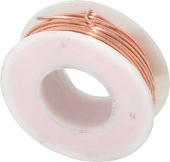 Made in USA - 18 Gage, 0.0403" Diameter x 50' Long, Bare, Copper Bus Bar Wire - Pure Copper (ASTM B3) - Exact Tooling