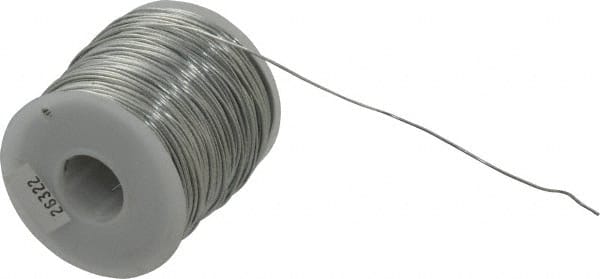 Value Collection - 20 Gage, 0.0348 Inch Diameter x 309 Ft. Long, Steel, Stone Wire - 1 Lb. Shipping Weight - Exact Tooling