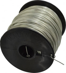 Value Collection - 18 Gage, 0.0475 Inch Diameter x 830 Ft. Long, Steel, Stone Wire - 5 Lb. Shipping Weight - Exact Tooling