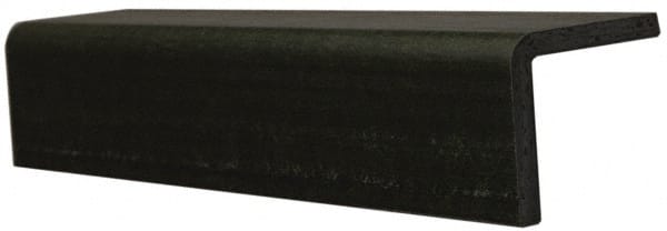 Made in USA - 1 Inch Leg Long x 1/8 Inch Thick x 10 Ft. Long, Standard Plastic Angle - Exact Tooling