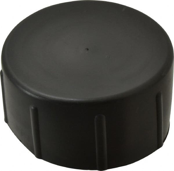 Caplugs - 2 NPT ID, Quick-Lock Cap - Polyethylene, Black - Exact Tooling