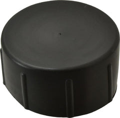 Caplugs - 2 NPT ID, Quick-Lock Cap - Polyethylene, Black - Exact Tooling