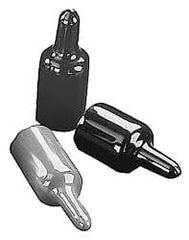 Caplugs - 1" ID, Pull-Tab Cap - Vinyl, Red - Exact Tooling