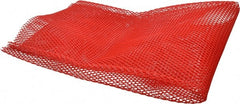 Caplugs - 3 Ft Long, 9" Diam, Nonelastic Mesh Sleeve - Red - Exact Tooling