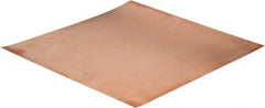 Value Collection - 0.01 Inch Thick x 12 Inch Square, Copper Sheet - Alloy 110 - Exact Tooling
