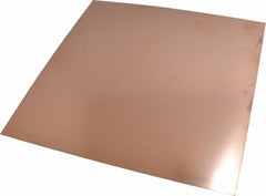 Value Collection - 0.016 Inch Thick x 12 Inch Square, Copper Sheet - Alloy 110 - Exact Tooling